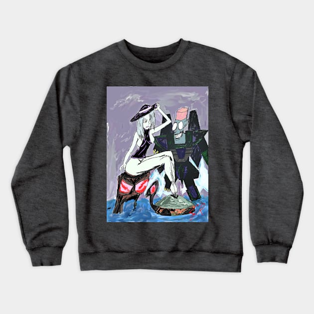 Creep Crewneck Sweatshirt by Jano Ryusaru